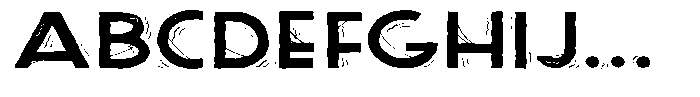 ZP Spookyville Expanded Font UPPERCASE