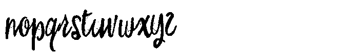 ZP Spookyville Script Condensend Font LOWERCASE