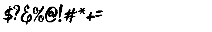 ZP Spookyville Script Font OTHER CHARS