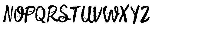 ZP Spookyville Script Font UPPERCASE