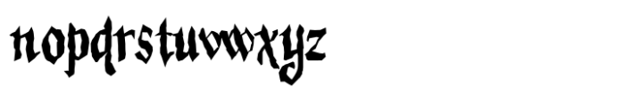 ZP Story Terror Regular Font LOWERCASE