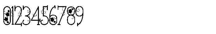 ZP Strawberry Blossom Vines Too Condensed Font OTHER CHARS