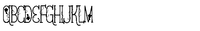 ZP Strawberry Blossom Vines Too Condensed Font UPPERCASE