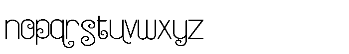 ZP Strawberry Gumdrop Curls Expanded Font LOWERCASE