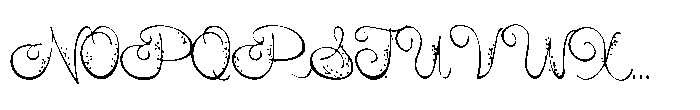 ZP Strawberry Merry Script Condensed Font UPPERCASE