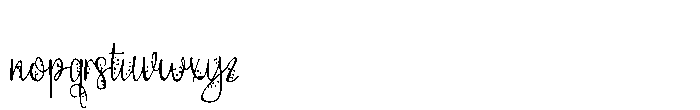 ZP Strawberry Merry Script Condensed Font LOWERCASE