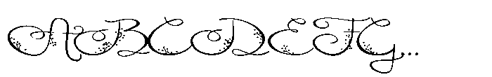 ZP Strawberry Merry Script Expanded Font UPPERCASE
