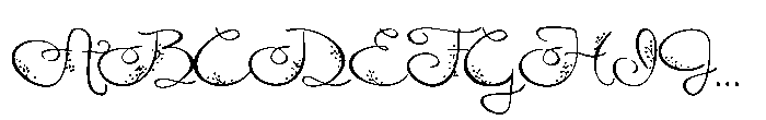 ZP Strawberry Merry Script Font UPPERCASE