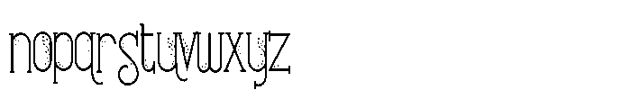 ZP Strawberry Merry Serif Condensed Font LOWERCASE