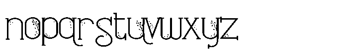 ZP Strawberry Merry Serif Expanded Font LOWERCASE