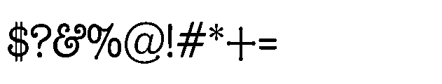 ZP Sugar Rush Bunny Condensed Font OTHER CHARS