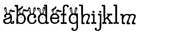 ZP Sugar Rush Bunny FONT