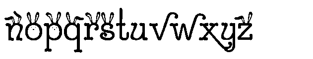 ZP Sugar Rush Bunny Font LOWERCASE
