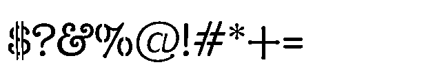 ZP Sugar Rush Stencil Font OTHER CHARS