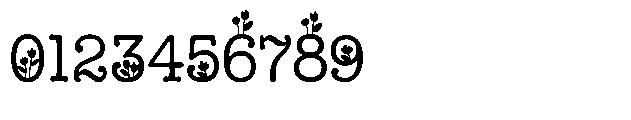 ZP Sugar Rush Tulips Condensed Font OTHER CHARS