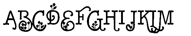 ZP Sugar Rush Tulips Condensed Font UPPERCASE