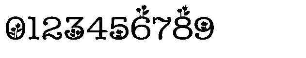ZP Sugar Rush Tulips Expanded Font OTHER CHARS