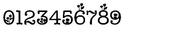 ZP Sugar Rush Tulips Font OTHER CHARS