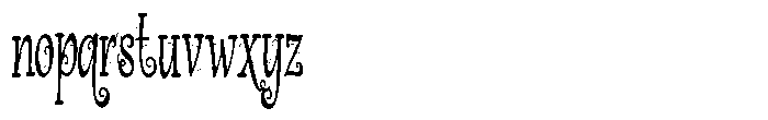 ZP Sugarbear Plum Too Condensed Font LOWERCASE