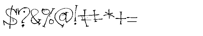 ZP Toil Trouble 2 Expanded Font OTHER CHARS