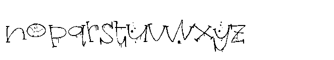 ZP Toil Trouble 2 Expanded Font LOWERCASE