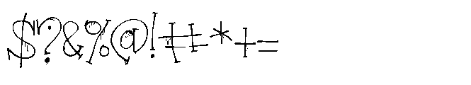 ZP Toil Trouble 2 Regular Font OTHER CHARS
