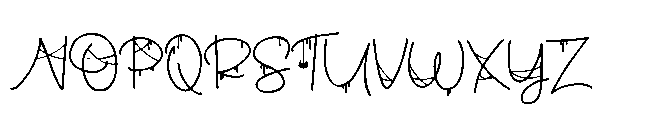 ZP Toil Trouble 2 Script Bold Font UPPERCASE