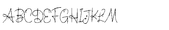 ZP Toil Trouble 2 Script Condensed Font UPPERCASE