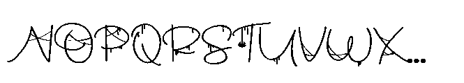 ZP Toil Trouble 2 Script Expanded Bold Font UPPERCASE
