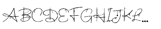 ZP Toil Trouble 2 Script Expanded Font UPPERCASE