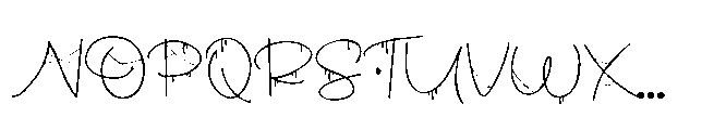 ZP Toil Trouble 2 Script Expanded Font UPPERCASE