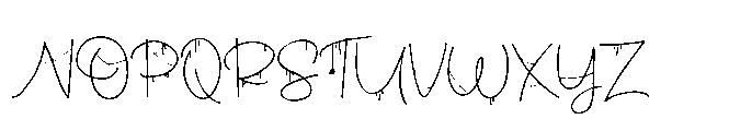 ZP Toil Trouble 2 Script Font UPPERCASE
