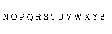 ZP Valentine Drop Cap Expanded Font LOWERCASE