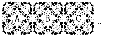 ZP Valentine Drop Cap Solid Condensed Font UPPERCASE