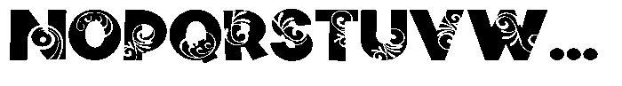 ZP Wild Wonderland Expanded Font LOWERCASE