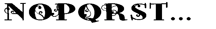 ZP Wild Wonderland Serif Expanded Font UPPERCASE