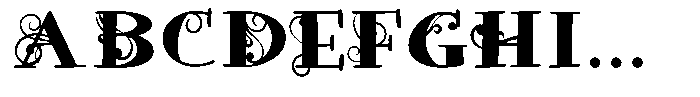 ZP Wild Wonderland Serif Font UPPERCASE