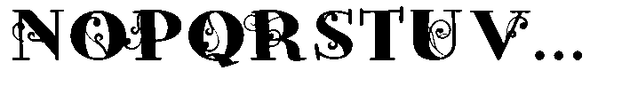 ZP Wild Wonderland Serif Font UPPERCASE