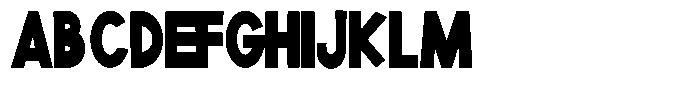 ZP Wild Wonderland Solid Condensed Font UPPERCASE