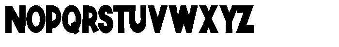 ZP Wild Wonderland Solid Condensed Font UPPERCASE