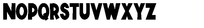 ZP Wild Wonderland Solid Condensed Font LOWERCASE