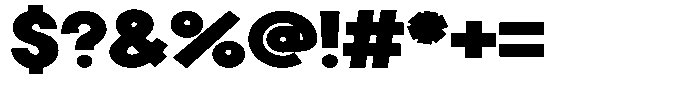 ZP Wild Wonderland Solid Expanded Font OTHER CHARS