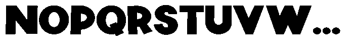ZP Wild Wonderland Solid Expanded Font LOWERCASE