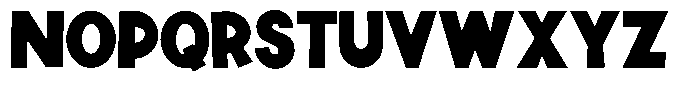 ZP Wild Wonderland Solid Font LOWERCASE