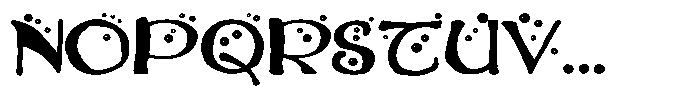 ZP Witchs Brew Expanded Font UPPERCASE