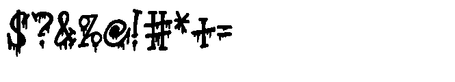 ZP Witchs Brew Goo Condensed Font OTHER CHARS