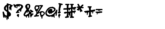 ZP Witchs Brew Goo Expanded Font OTHER CHARS