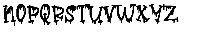 ZP Witchs Brew Goo Font UPPERCASE