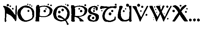 ZP Witchs Brew Regular Font UPPERCASE