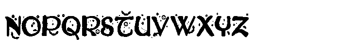 ZP Witchs Brew Too Condensed Font LOWERCASE
